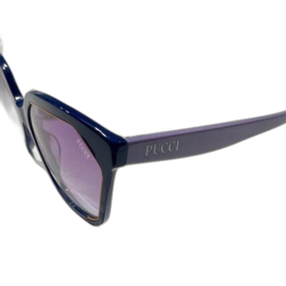 Emilio Pucci 59mm Geometric Sunglasses Purple - Picture 8 of 11